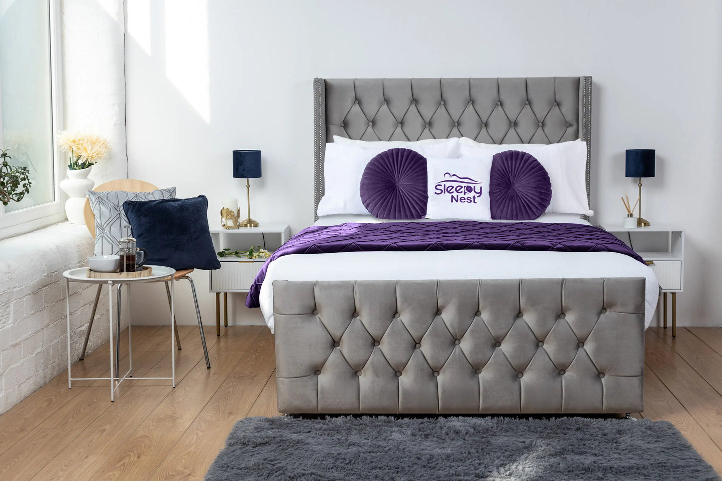 Emily Wingback Divan Bed