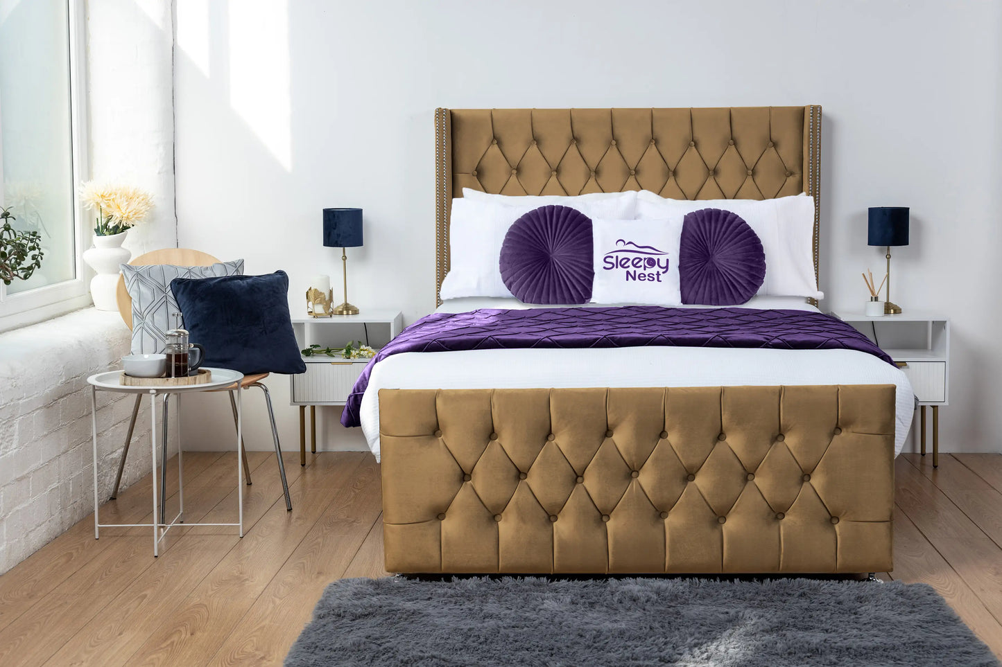 Emily Wingback Divan Bed