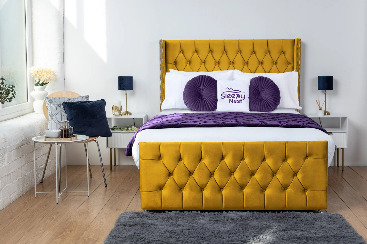 Emily Wingback Divan Bed