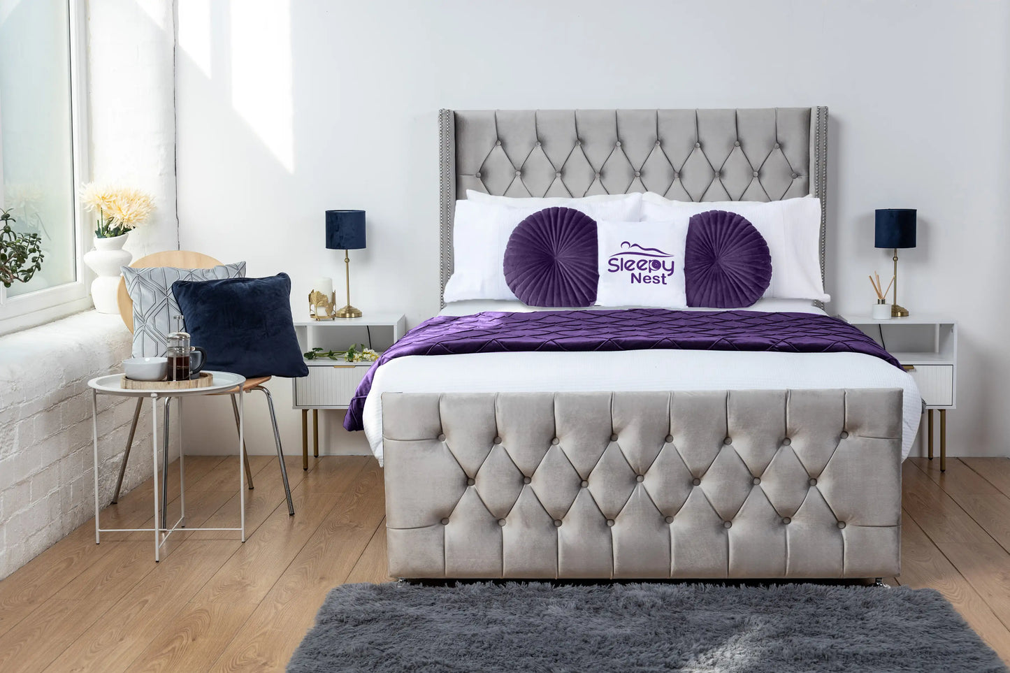 Emily Wingback Divan Bed