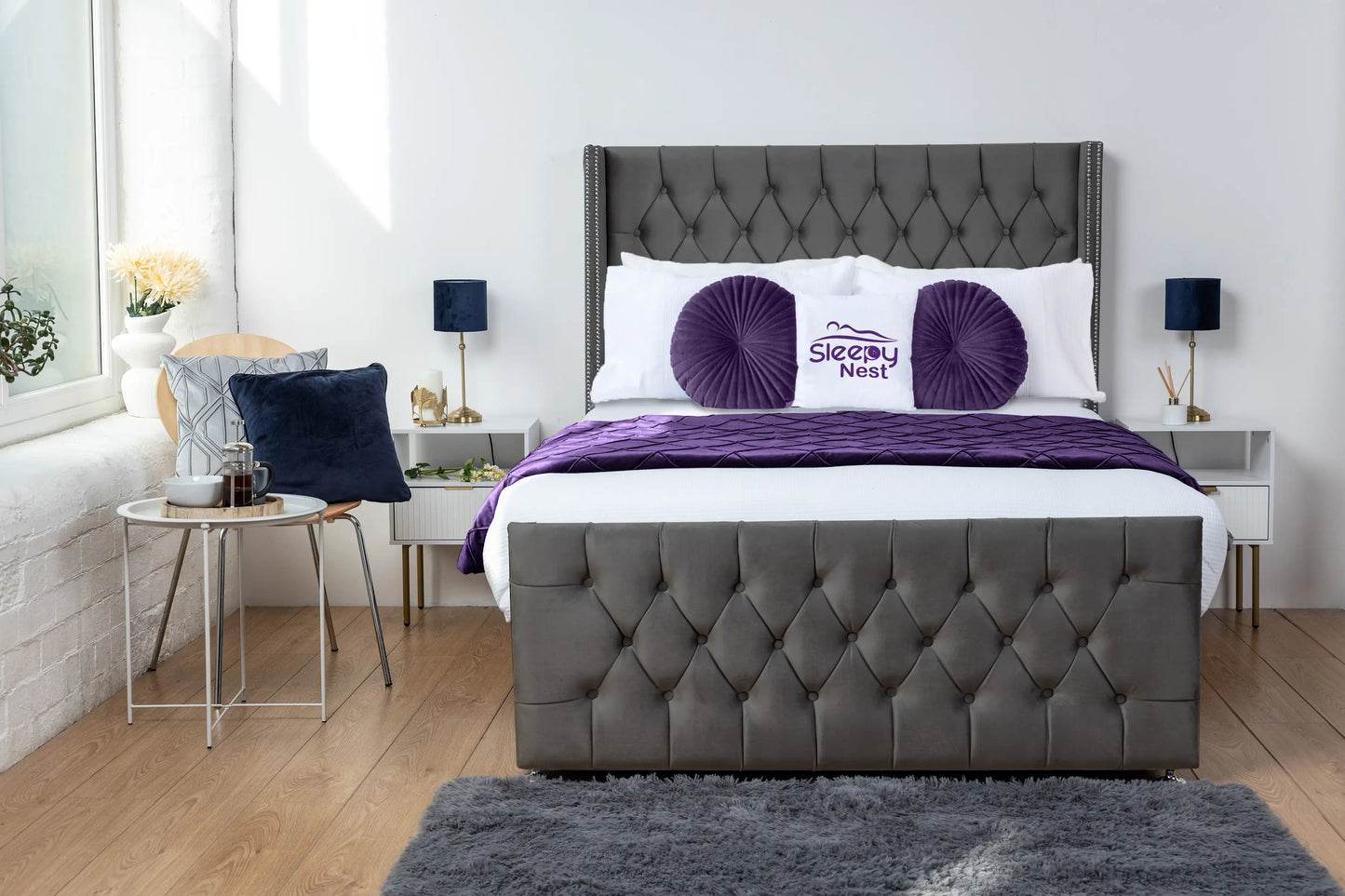Emily Wingback Divan Bed