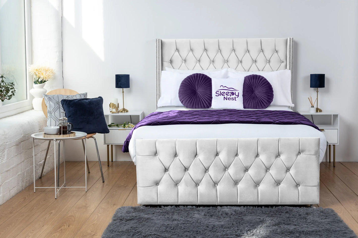 Emily Wingback Divan Bed