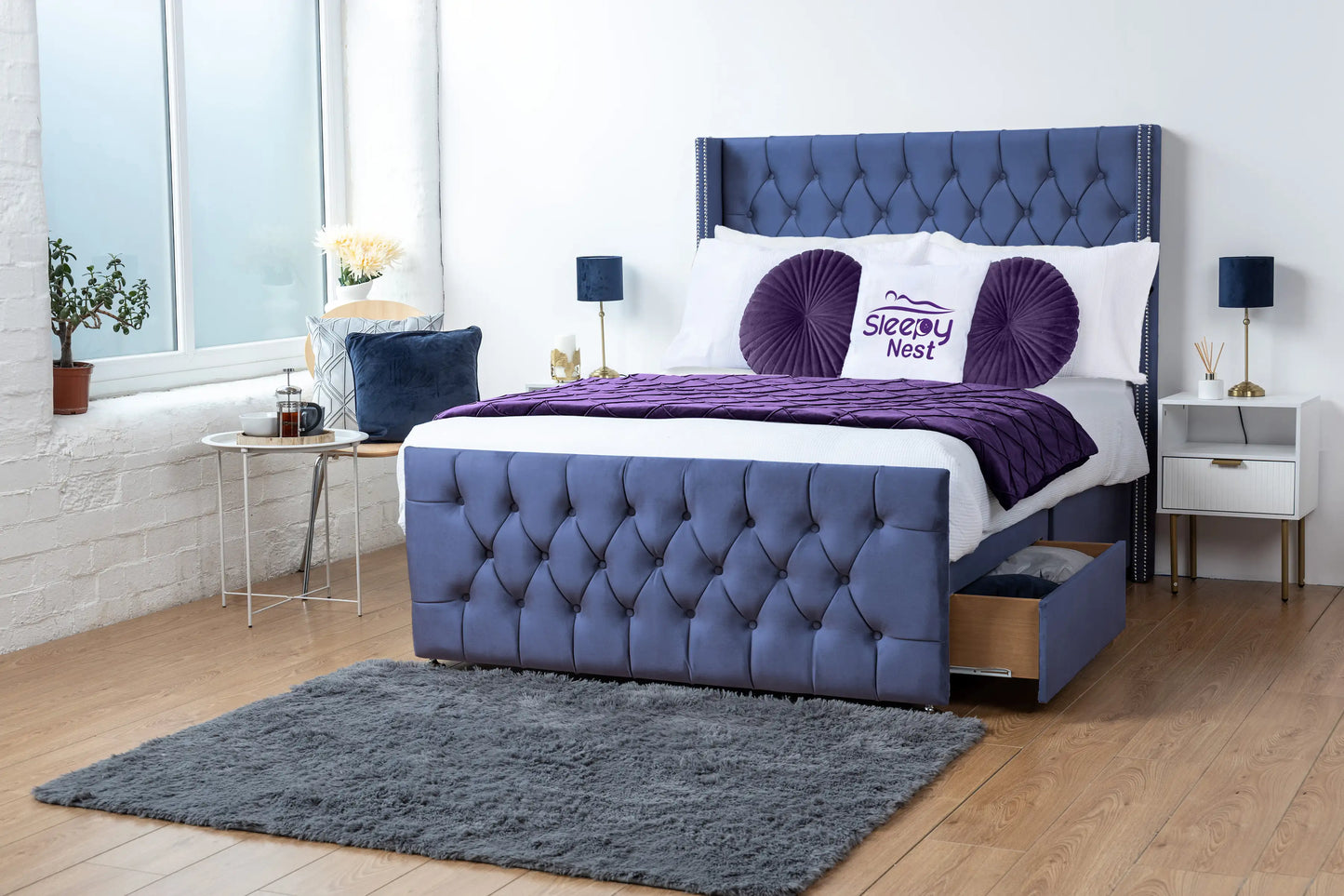 Emily Wingback Divan Bed