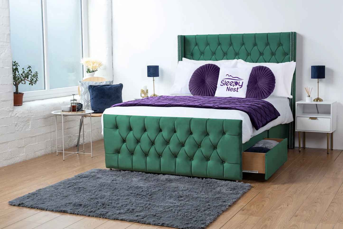 Emily Wingback Divan Bed