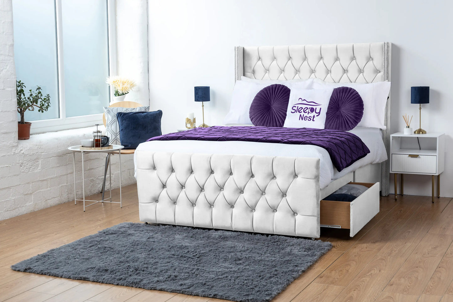 Emily Wingback Divan Bed