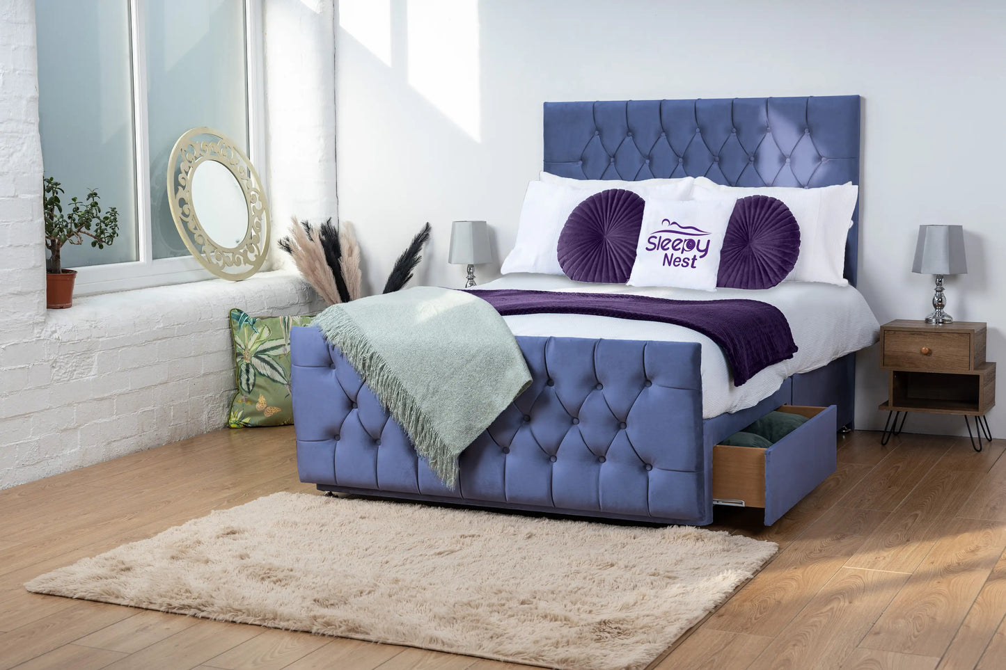 Jublie Chesterfield Divan Bed