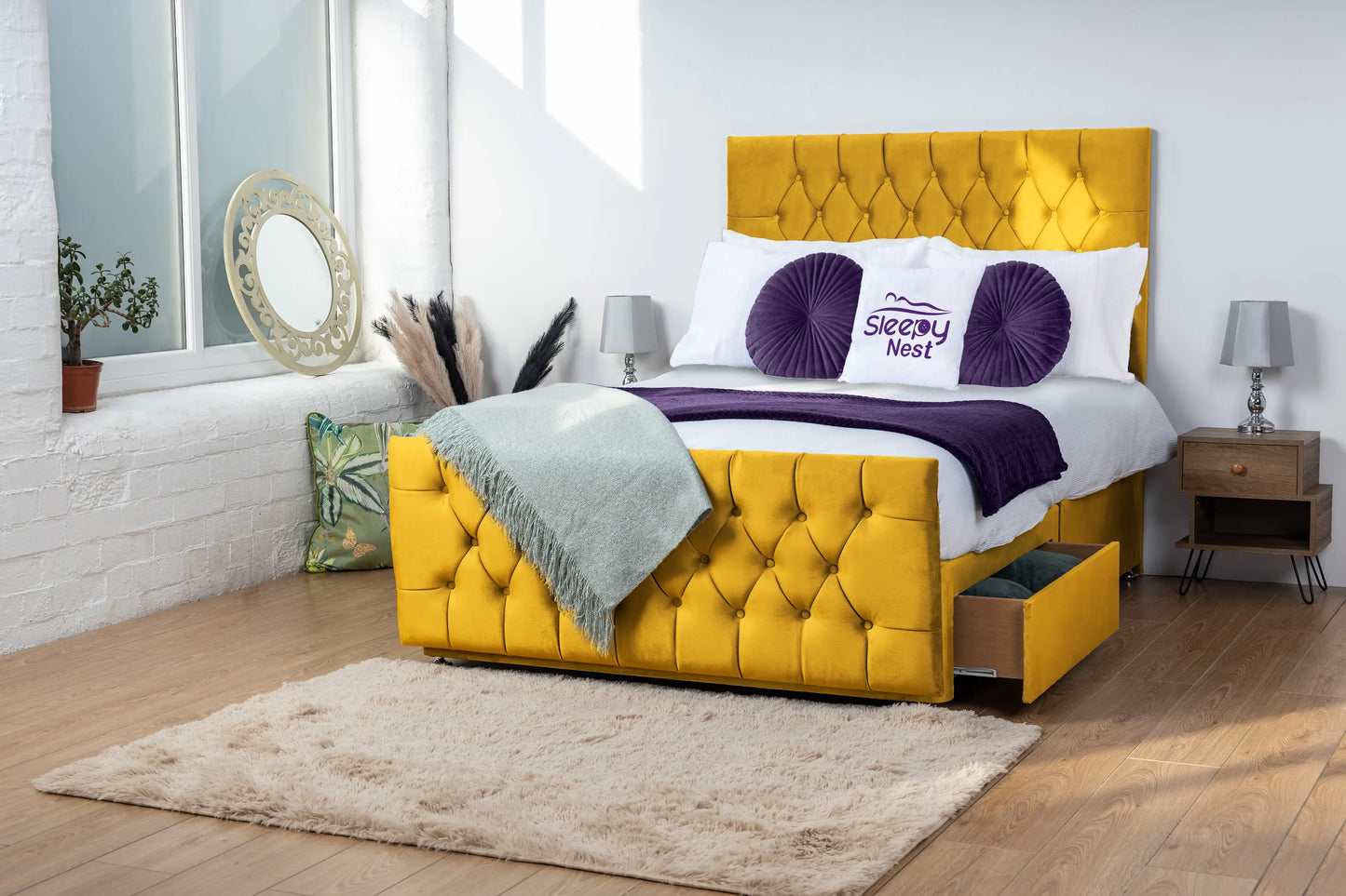 Jublie Chesterfield Divan Bed