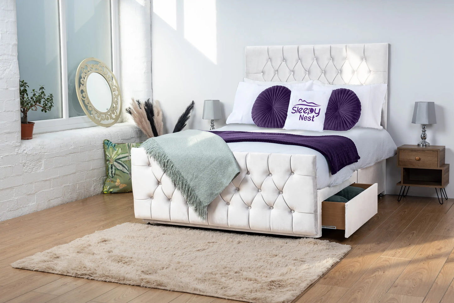 Jublie Chesterfield Divan Bed