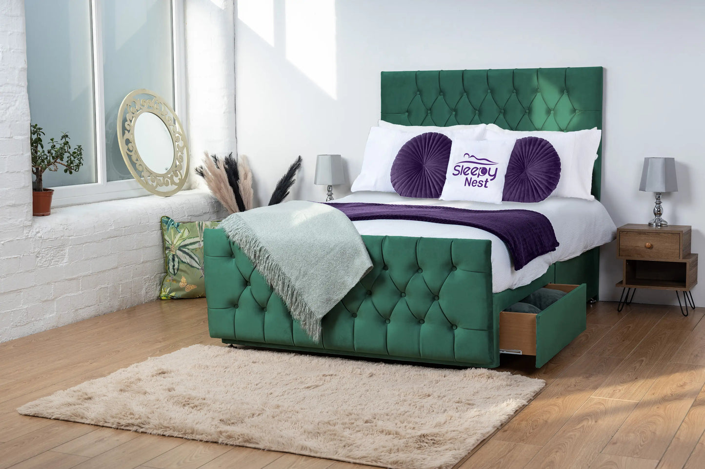 Jublie Chesterfield Divan Bed