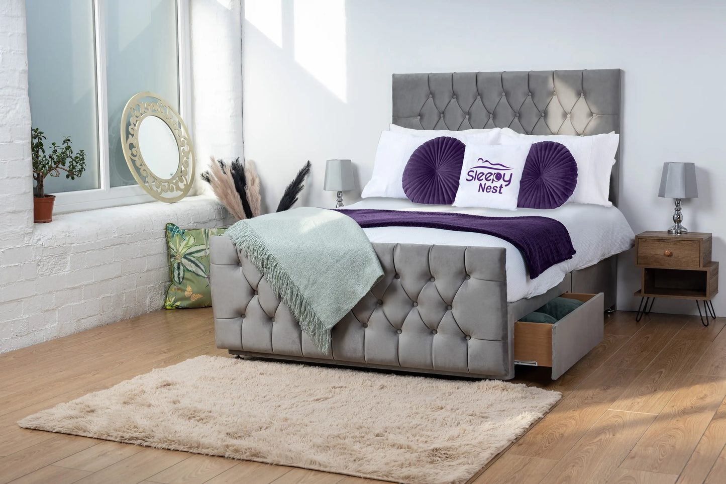 Jublie Chesterfield Divan Bed