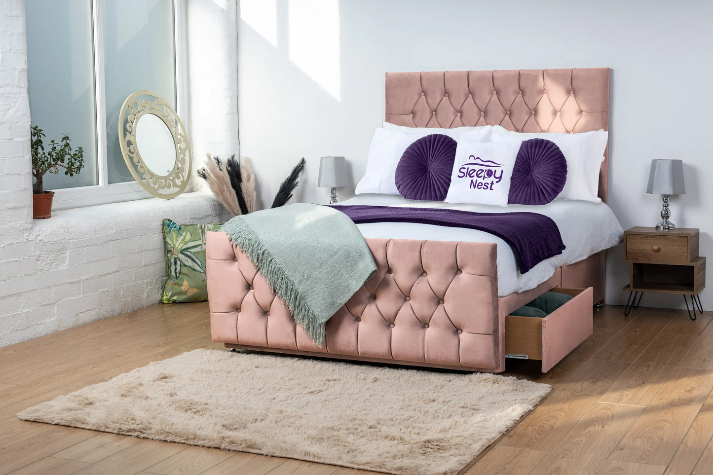 Jublie Chesterfield Divan Bed