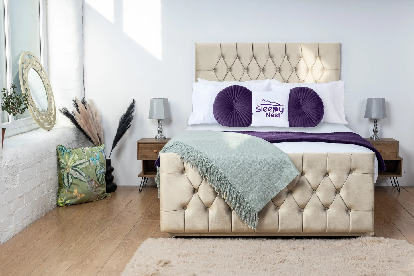 Jublie Chesterfield Divan Bed
