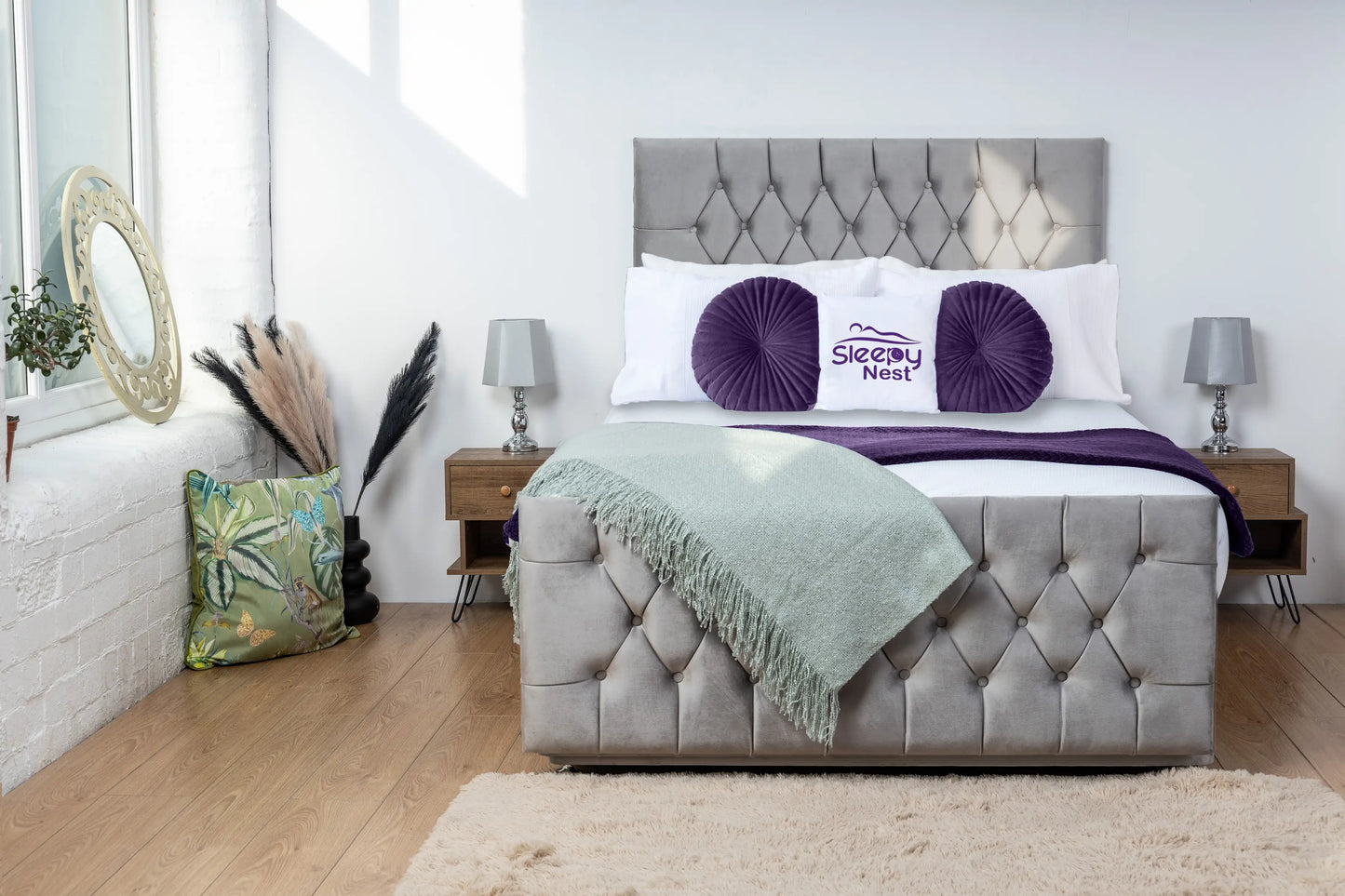 Jublie Chesterfield Divan Bed