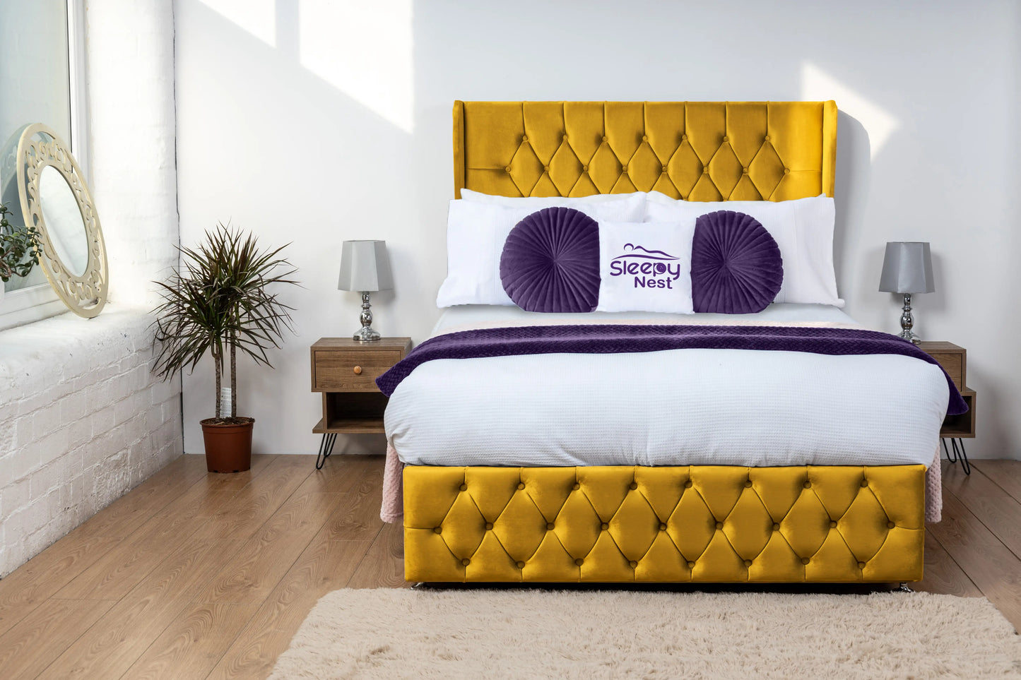 Luxor Wingback Divan Bed