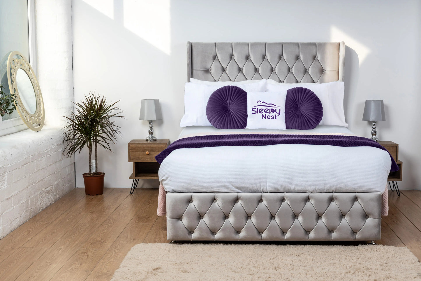 Luxor Wingback Divan Bed