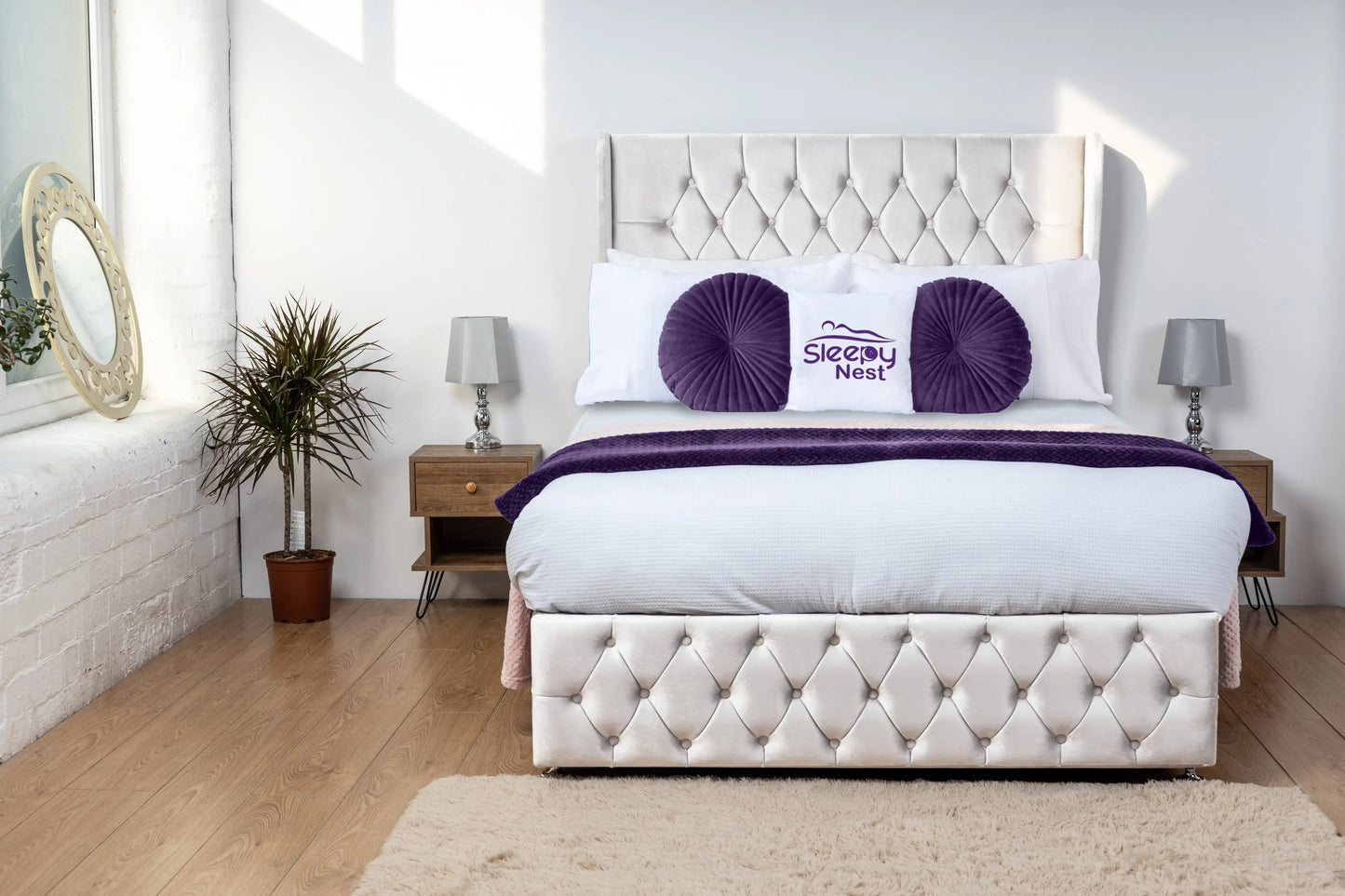 Luxor Wingback Divan Bed