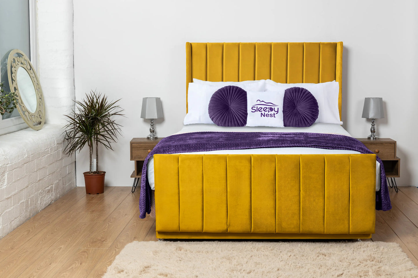 Seoul Wingback Divan Bed