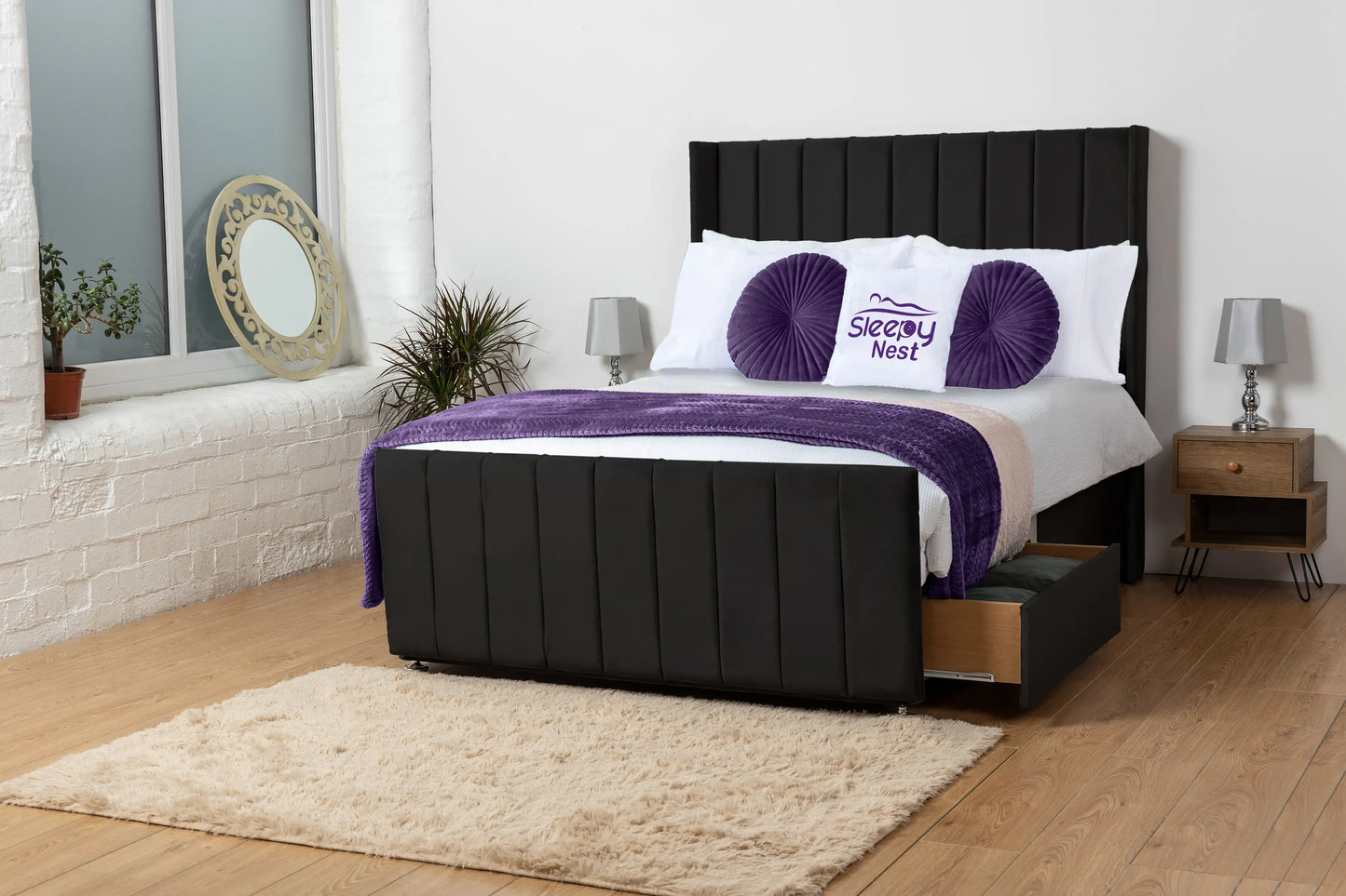 Seoul Wingback Divan Bed