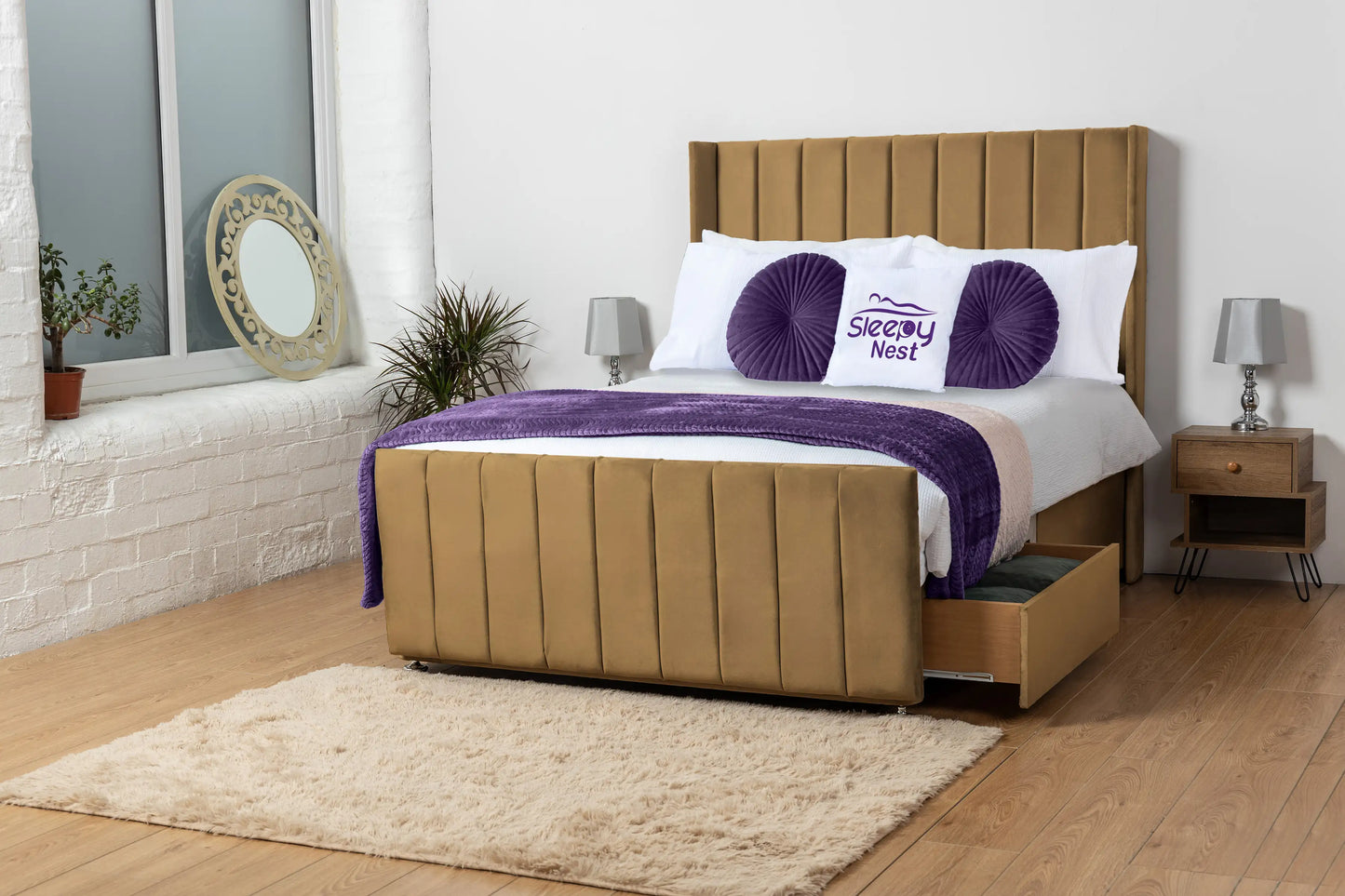 Seoul Wingback Divan Bed