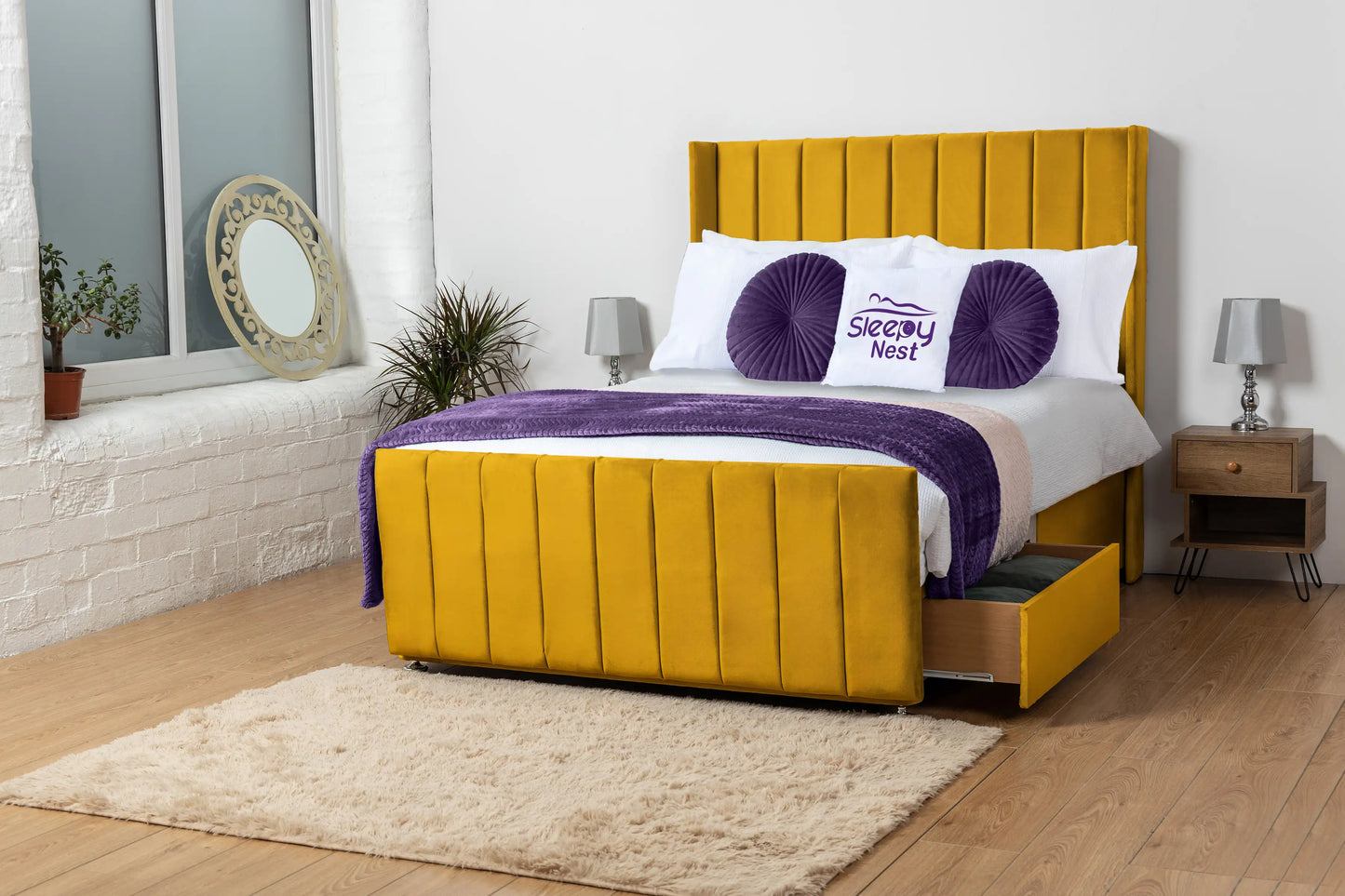 Seoul Wingback Divan Bed