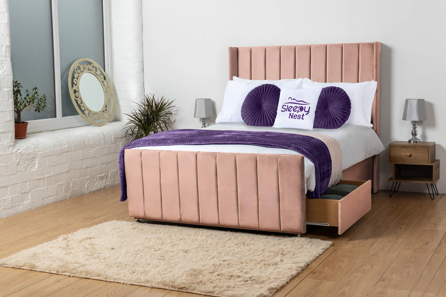 Seoul Wingback Divan Bed
