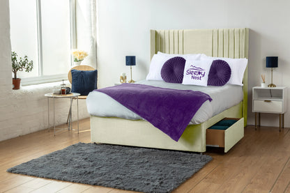 Skyline wingback Divan Bed