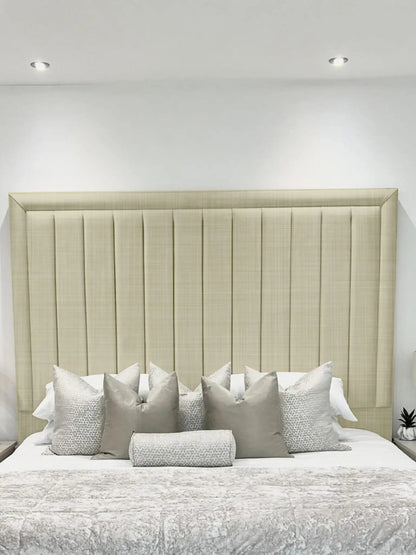 Hampton panel upholstered bed