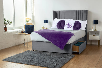 Skyline wingback Divan Bed