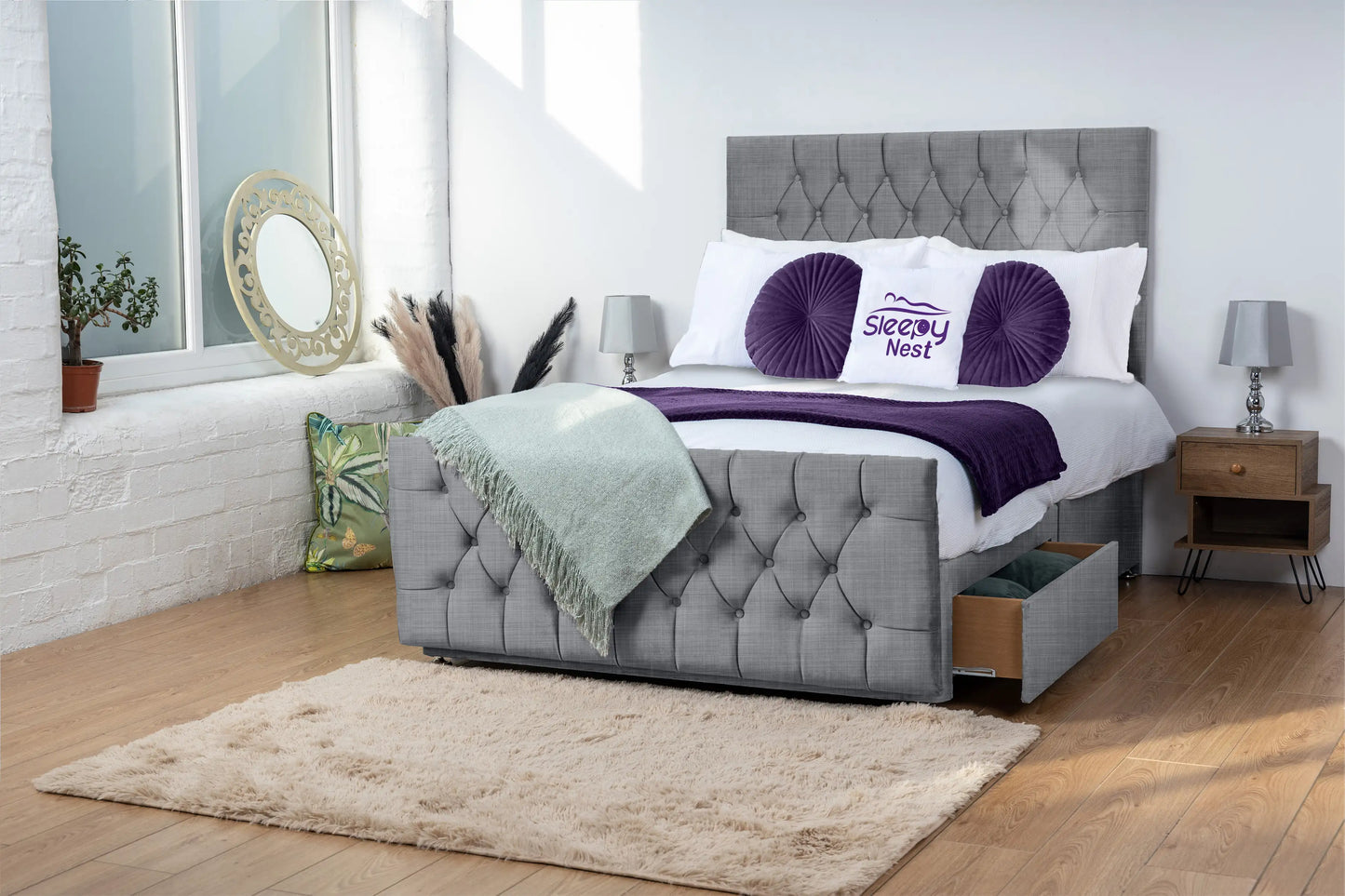 Jublie Chesterfield Divan Bed