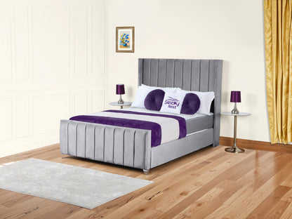 Empire Winged upholstered Bed