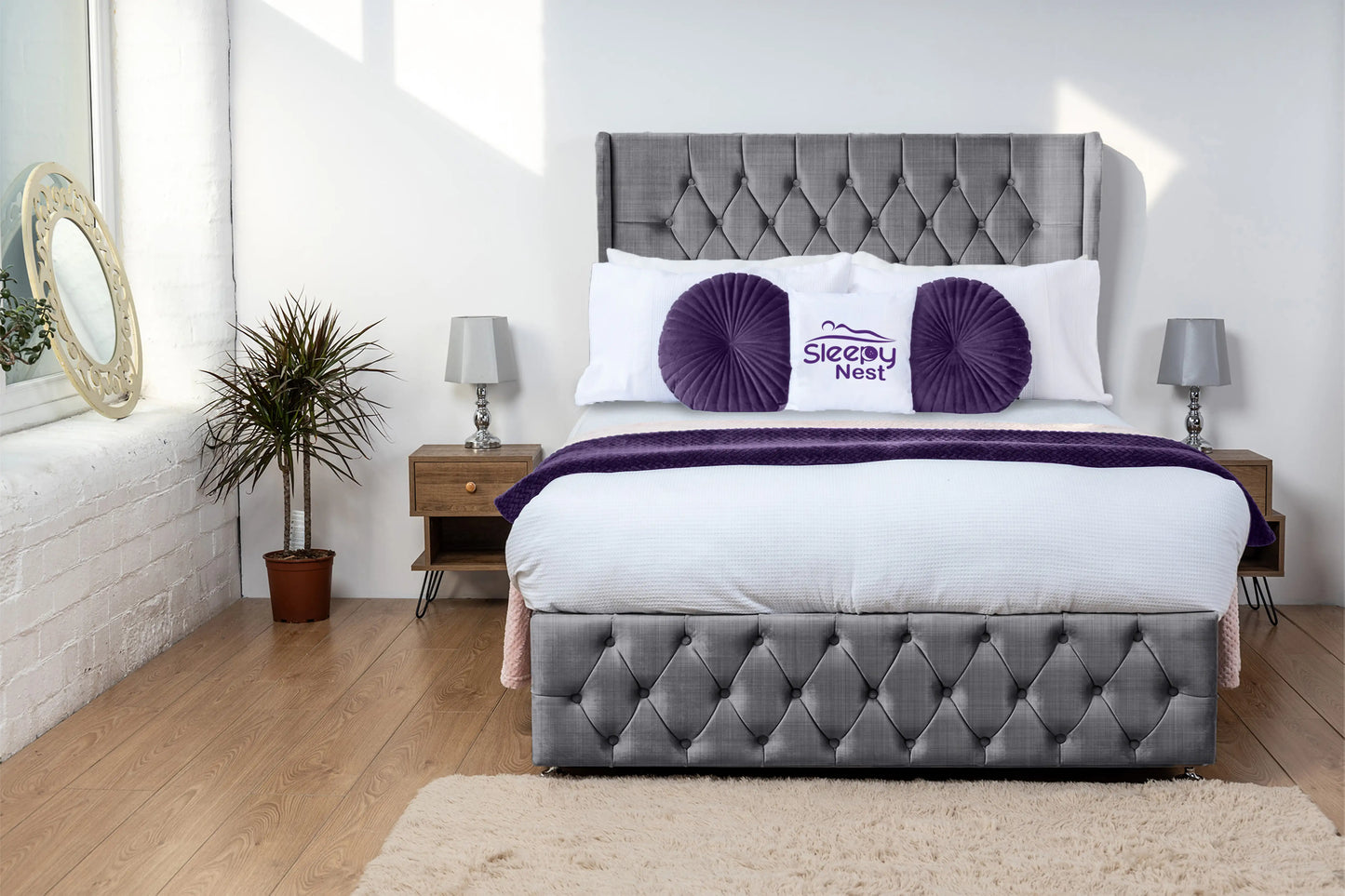 Luxor Wingback Divan Bed