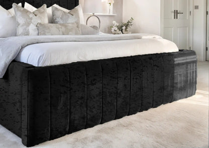 Geneva lined Upholstered Bed