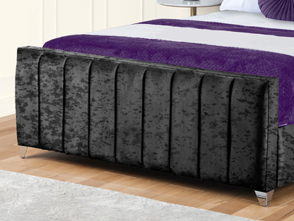Empire Winged upholstered Bed