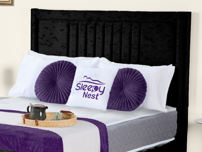 Cannas upholstered bed