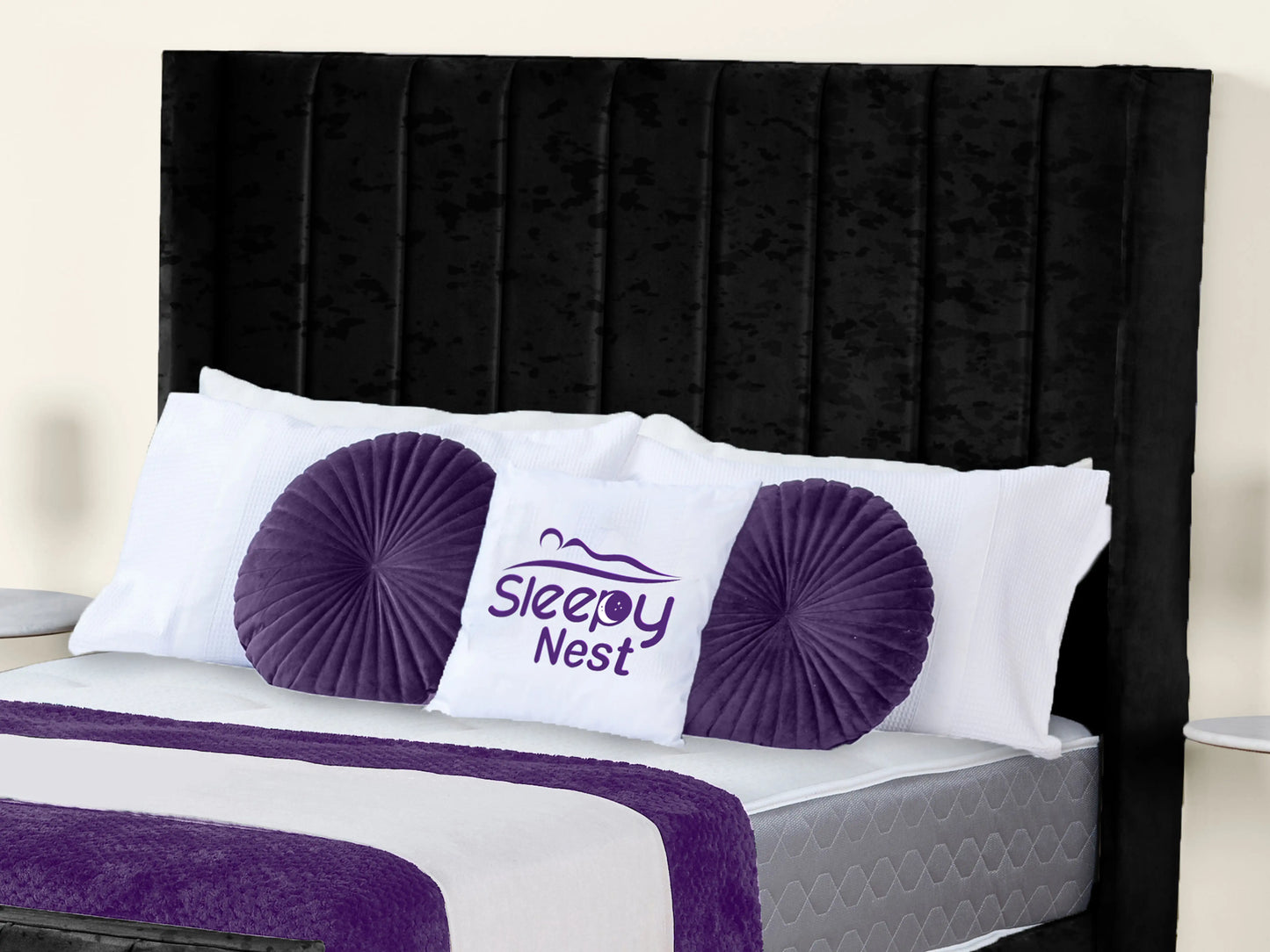 Empire Winged upholstered Bed