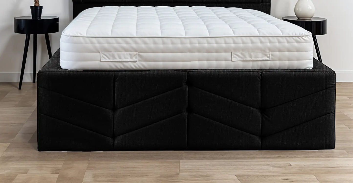 Indulgence Border Upholstered Bed