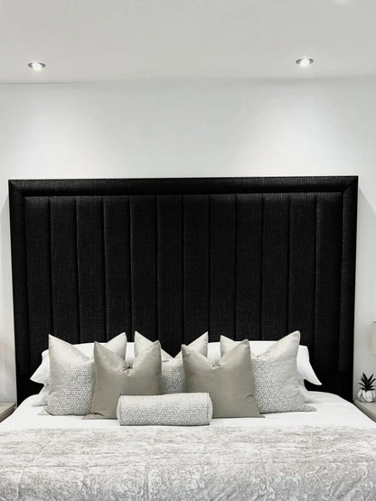 Hampton panel upholstered bed