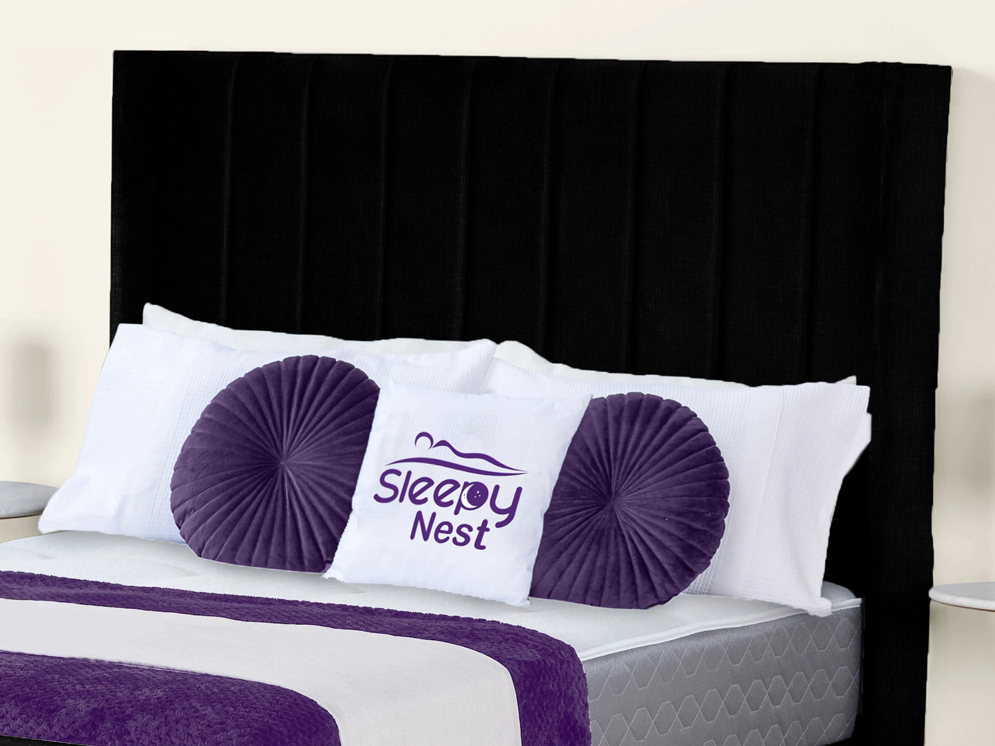 Empire Winged upholstered Bed