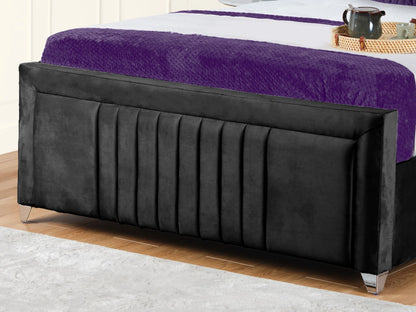 Cannas upholstered bed