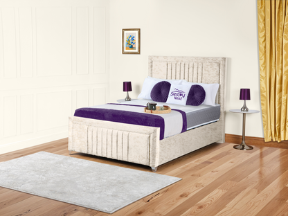 Cannas upholstered bed