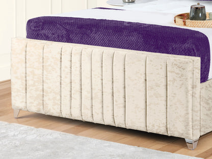 Valencia Lined Wings Upholstered Bed