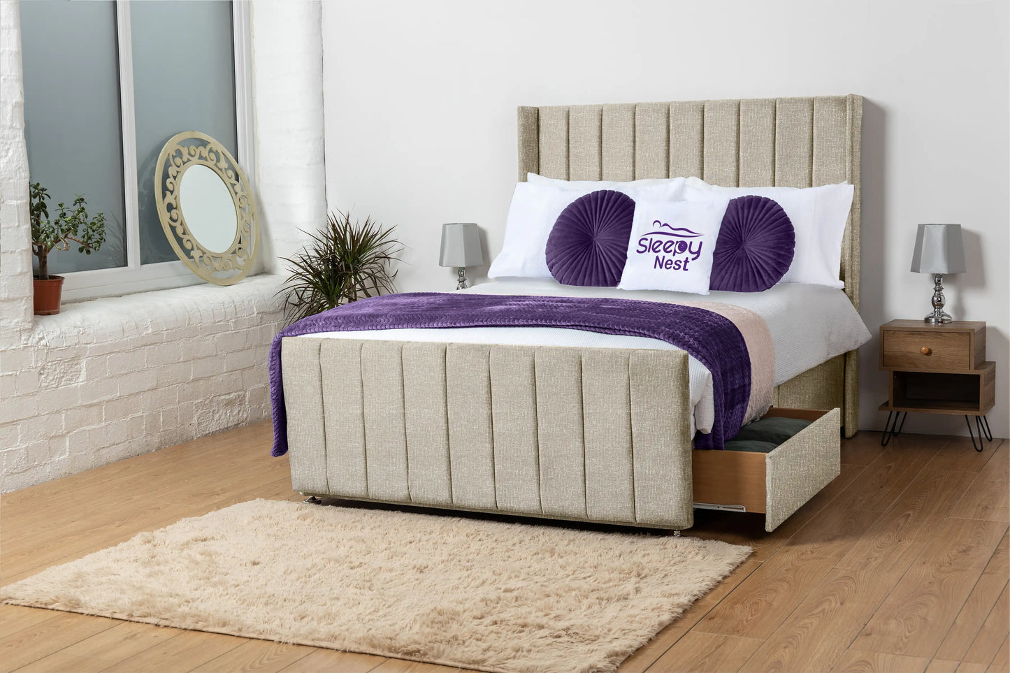 Seoul Wingback Divan Bed