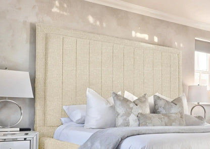 Geneva lined Upholstered Bed