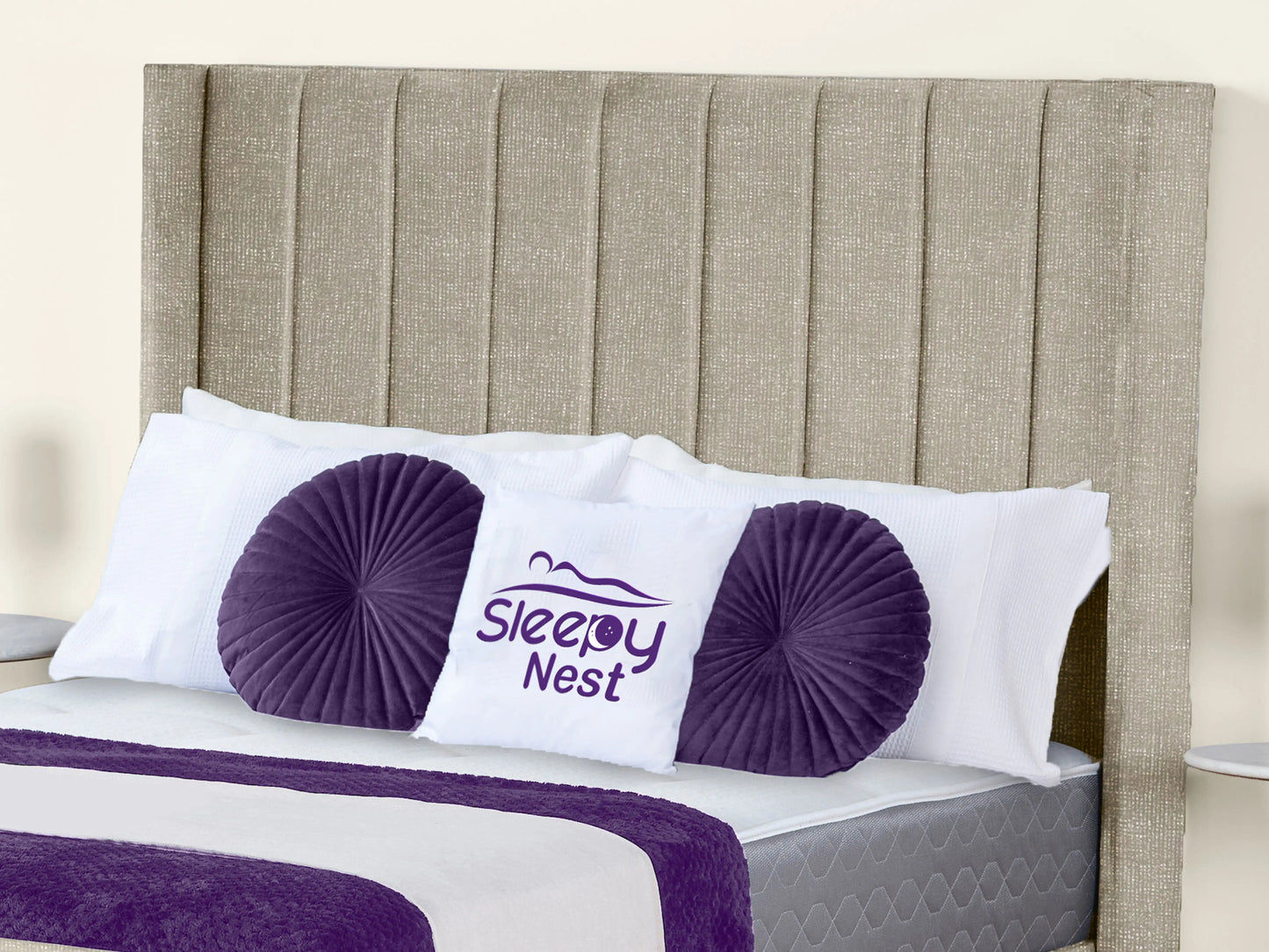 Empire Winged upholstered Bed