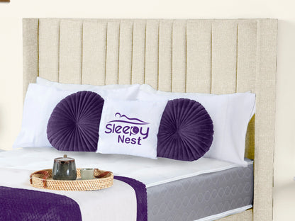 Valencia Lined Wings Upholstered Bed