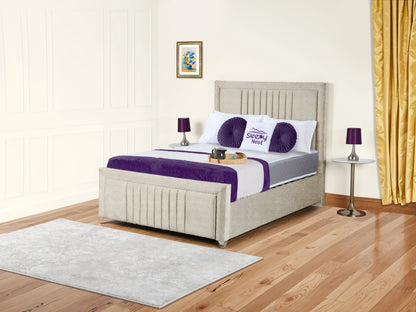 Cannas upholstered bed
