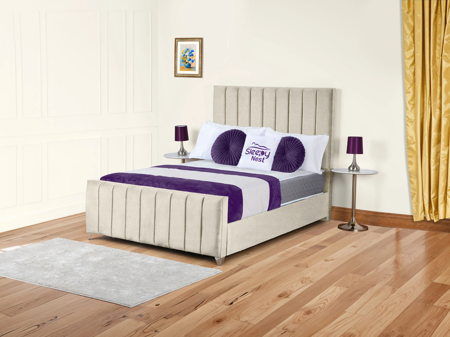 Lisburn Upholstered bed
