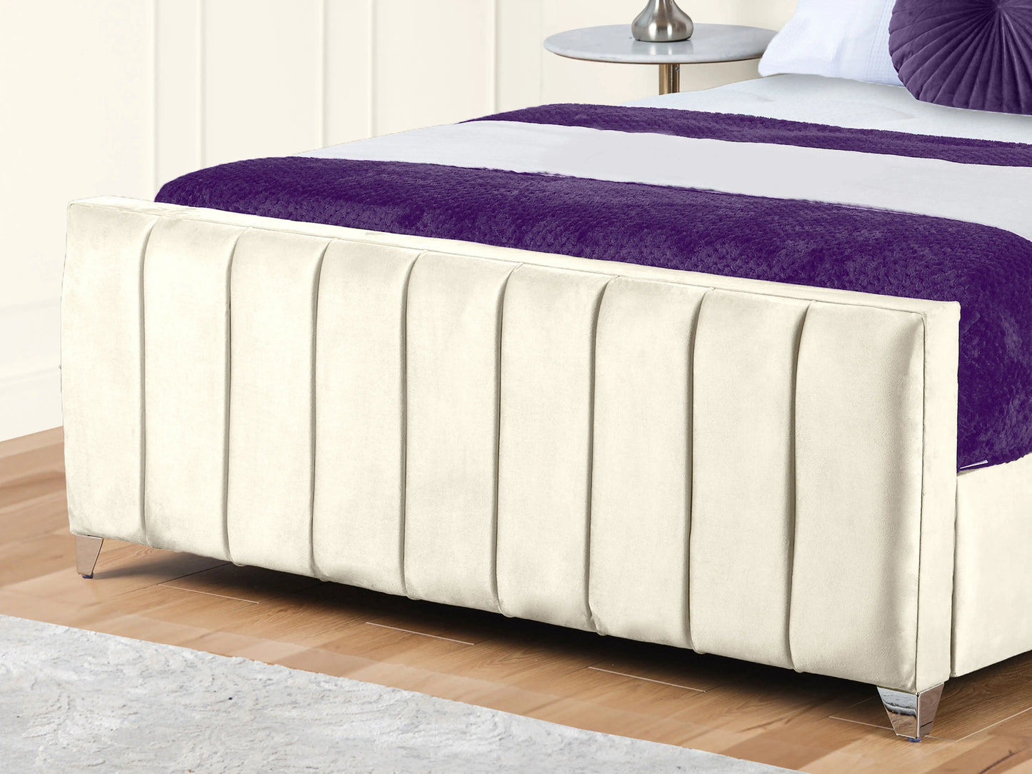 Empire Winged upholstered Bed