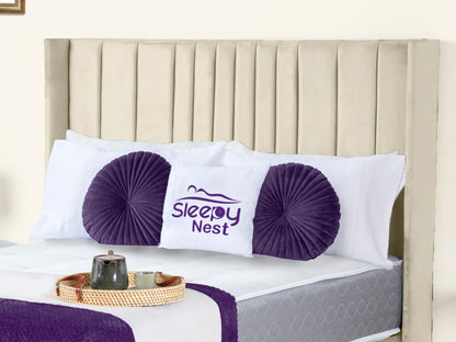 Valencia Lined Wings Upholstered Bed