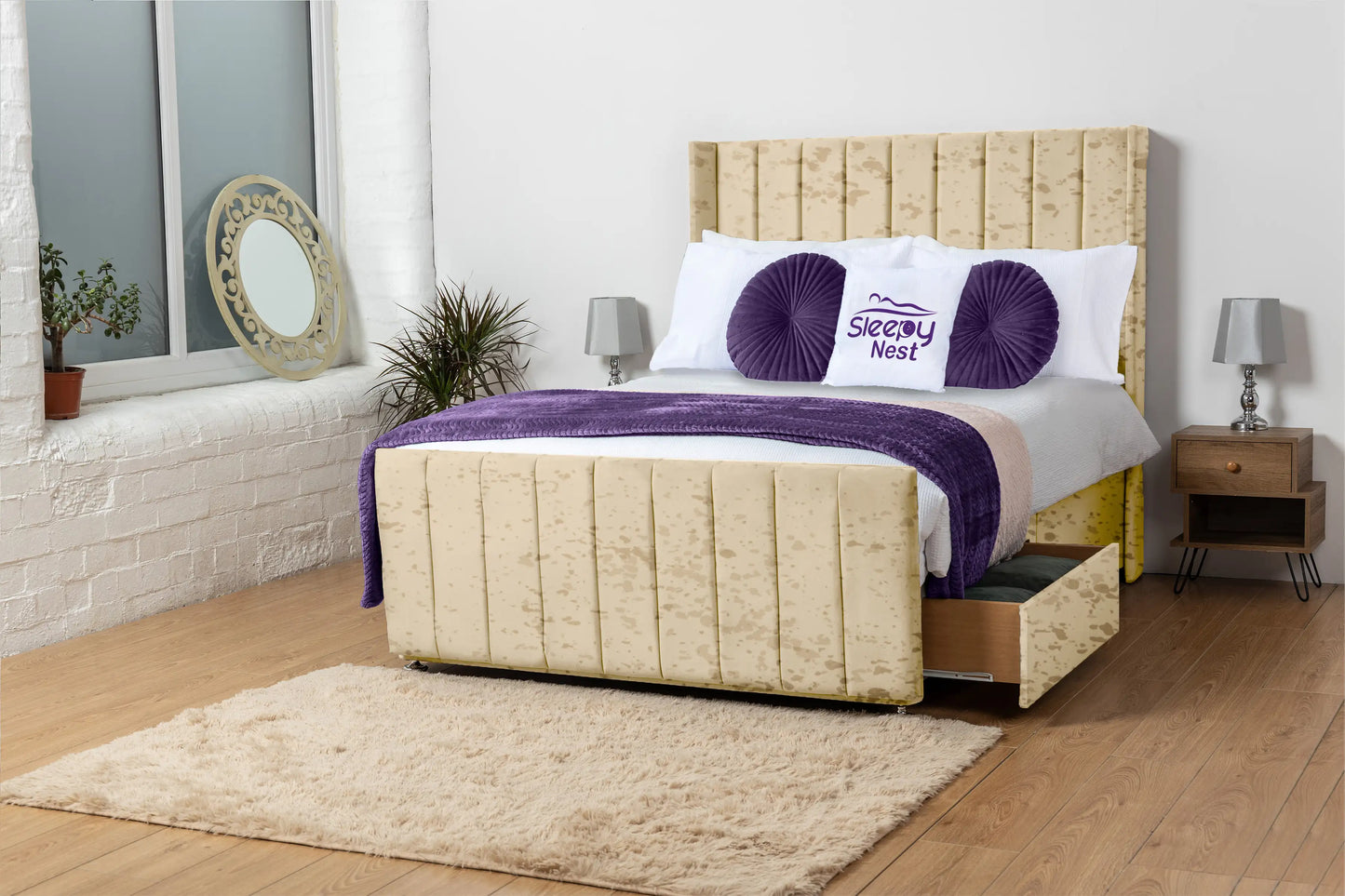 Seoul Wingback Divan Bed